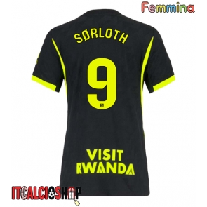 Atletico Madrid Alexander Sorloth #9 Seconda Maglia Femmina 2026-27 Manica Corta